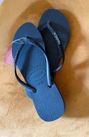havaianas schwarz Glitzer Niedersachsen - Uetze Vorschau