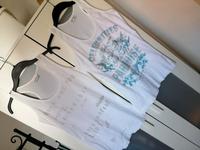 Shirt, Top,Sommer, Set (2 Stück), Madonna, Gr.L/XL, weiß Aufdruck Bayern - Mainaschaff Vorschau