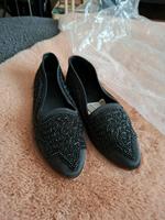 Mittelalter Schuhe Damen Gewandung Ballerinas mit Perlenstickerei Nordrhein-Westfalen - Bocholt Vorschau