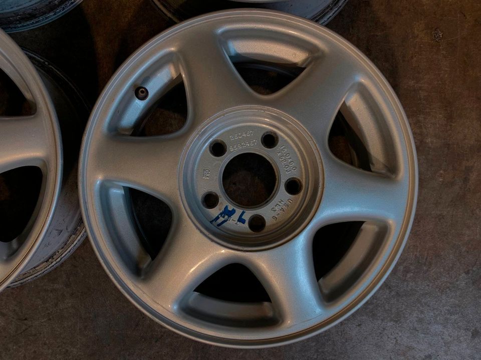 4x Original Opel Sintra Alufelgen 6Jx15 ET52 / 5x115 / #O37 in Hanau