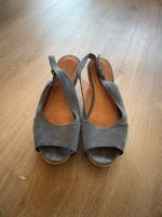Blaue Schuhe mit Korkabsatz Nordrhein-Westfalen - Wickede (Ruhr) Vorschau