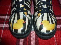 Dogo Schuhe Shoes Stiefel Stiefeletten Schwarz Weiß Muster Bayern - Marktredwitz Vorschau