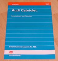 AUDI Selbststudienprogramm SSP 138, Audi 80 Cabrio B3 Hannover - Bothfeld-Vahrenheide Vorschau