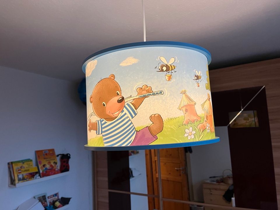 Lampe Deckenleuchte Kinderzimmer Jungs Junge Bär in Schortens