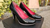 S.Oliver Damenpumps schwarz mit Glitzerabsatz, Gr. 38 Nordrhein-Westfalen - Castrop-Rauxel Vorschau