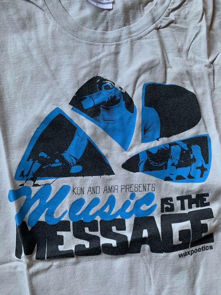 T-Shirt Music is the Message Gr. L in Blaubeuren