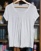 T-Shirt Bluse weiß mit schwarzen Punkten Hessen - Kelkheim Vorschau