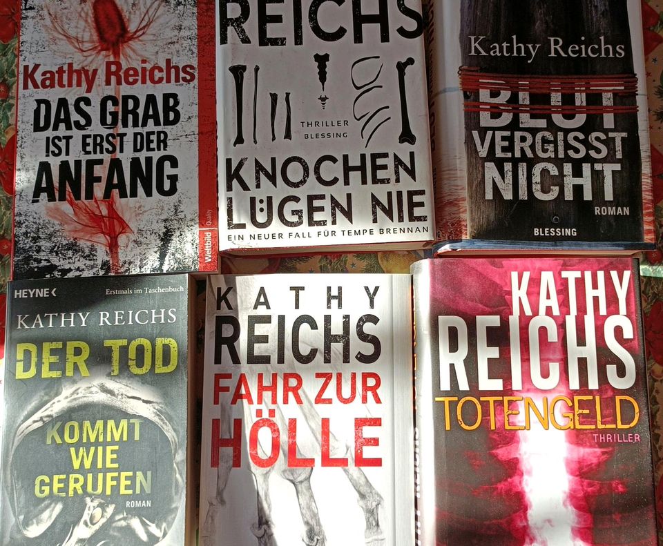 6  Kathy Reichs Bücher in Burkhardtsdorf