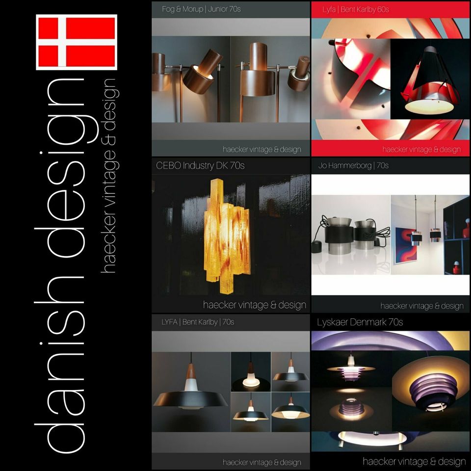 danish design Lampen  zu 70er retro mid-century poulsen panton in Berlin