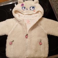 68* COOL CLUB warme Teddy Plüsch Jacke Kapuze* Katze * Herzen Berlin - Lichtenberg Vorschau