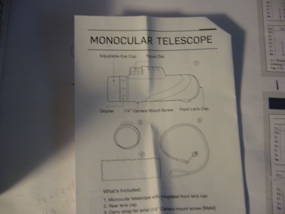 Monocular Telescope  Neu, unbenutzt, in Heilbad Heiligenstadt