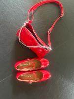 Schuhe Ballerina mit passender Handtasche Rheinland-Pfalz - Hinzweiler Vorschau