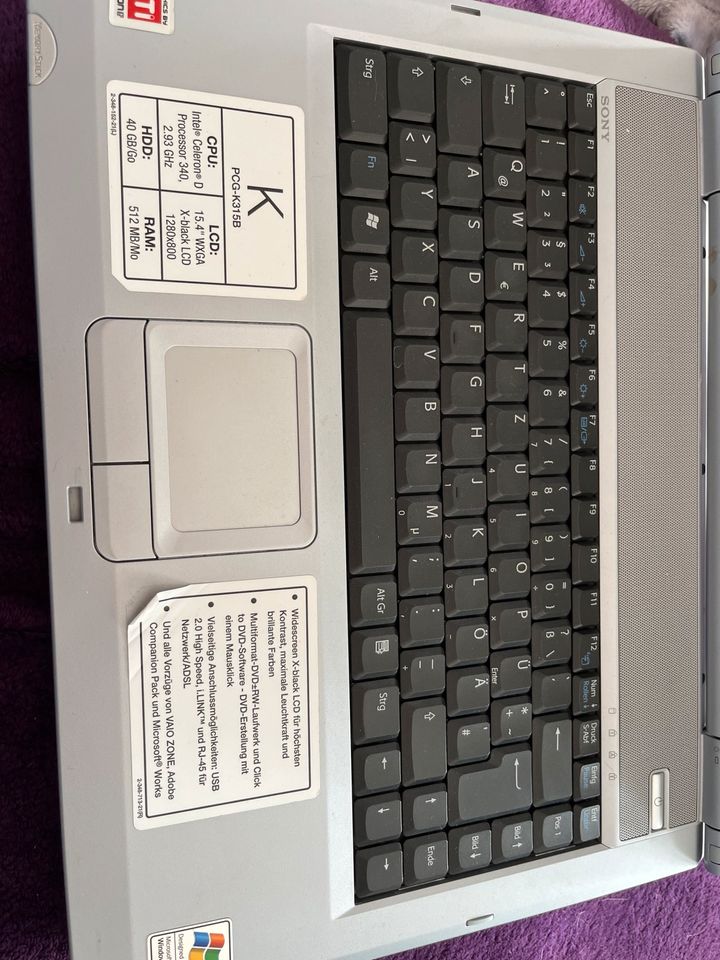 Sony vaio Laptop in Ballrechten-Dottingen