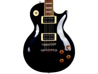 Epiphone Les Paul Standard Ebony Black mit Upgrades Made in Korea Hessen - Linsengericht Vorschau