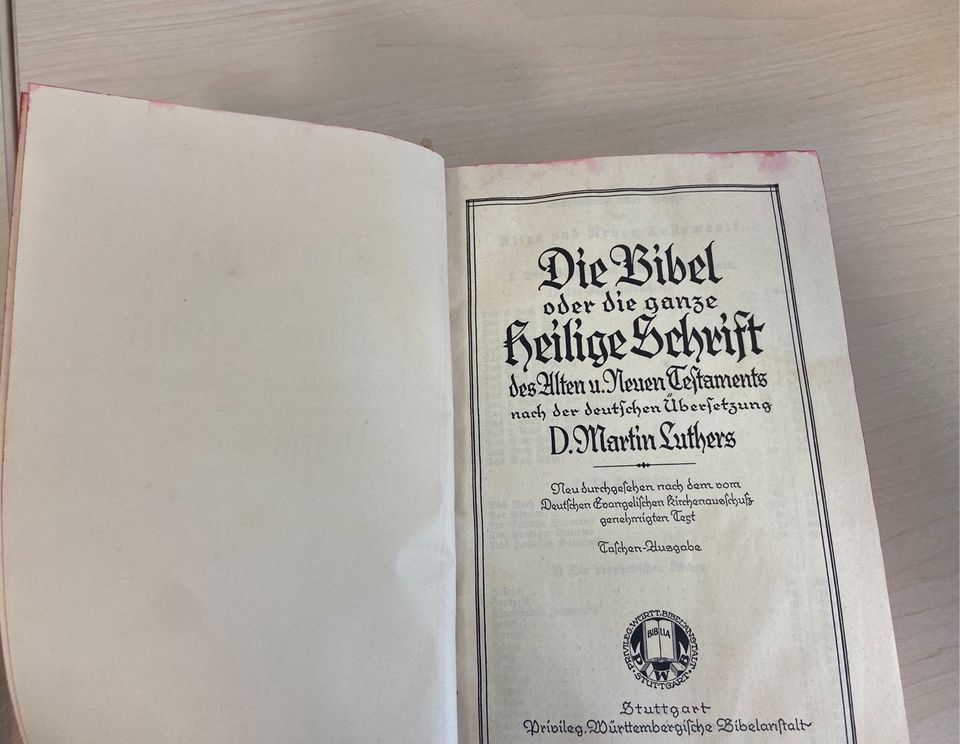 Die Bibel oder die ganze heilige Schrift in Plauen