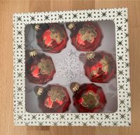 Alte Weihnachtskugeln / Christbaumschmuck aus Glas, 6 Stück Nordrhein-Westfalen - Pulheim Vorschau