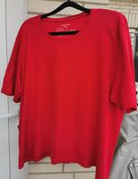 rotes T-Shirt Shirt v. Mark Adam Laura Gr. 50 bio Baumwolle Bergedorf - Hamburg Altengamme Vorschau