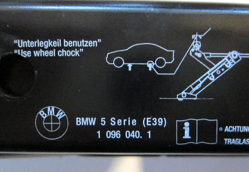 original BMW E39 5er Wagenheber in Rastatt