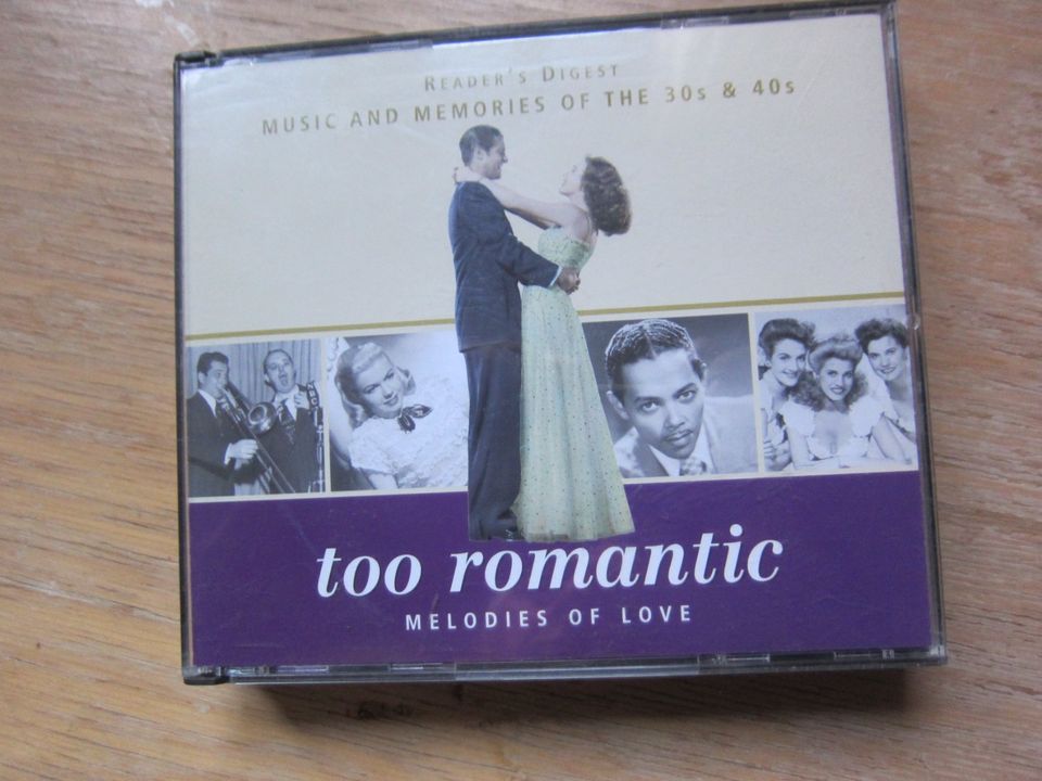 too romantic. Melodies of love. Music of the 30s 6 40s, 3 CDs in Geisenheim