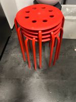 IKEA Stuhl 4x Rot Baden-Württemberg - Ostfildern Vorschau
