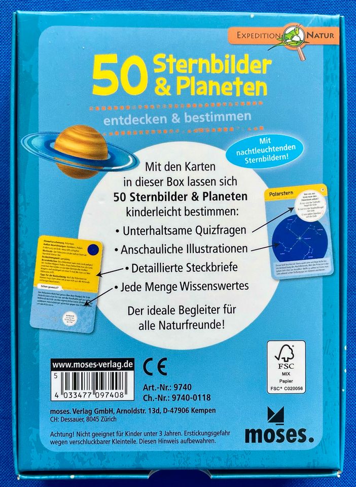 50 Sternbilder und Planeten (Moses Verlag). in Berlin