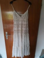 Retro Rüschenkleid Strandkleid Hochzeitskleid Creme Größe 40 Niedersachsen - Hinte Vorschau