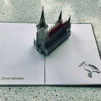 ULMER MÜNSTER-Klappkarte // Origami // neu Baden-Württemberg - Dornstadt Vorschau
