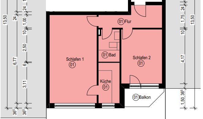 Traumhafte 2 Zimmer-Wohnung in Wandsbek mit Balkon in Hamburg