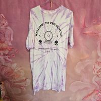 Lang T-Shirt Kleid S Lila Casual Tie-Dye Hippie Rheinland-Pfalz - Alsheim Vorschau