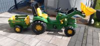 Rolly Toys Trettraktor John Deere Lader und Anhänger Hessen - Hainburg Vorschau