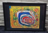 Bild (Alu)  Hundertwasser Insel im Gelben 57x73 Versand kostenlos Leipzig - Leipzig, Zentrum-Südost Vorschau