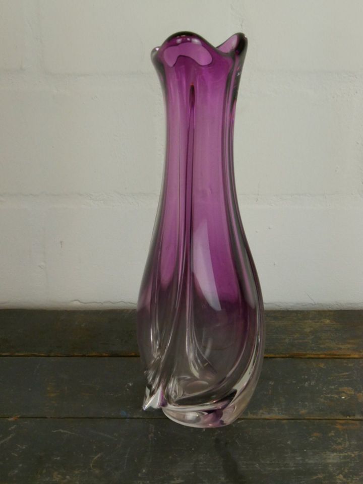 Val Saint Lambert Vase - Rosa/Violett - Glas - Bleikristall in Münster  (Westfalen) - Hiltrup | eBay Kleinanzeigen ist jetzt Kleinanzeigen
