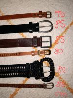 SET 6 Leder Gürtel 80-85cm Braun, schwarz Altona - Hamburg Osdorf Vorschau