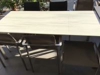 Hochwertiger Edelstahl Tisch ausziehbar von1,30 m auf 1,80 m Hessen - Lampertheim Vorschau