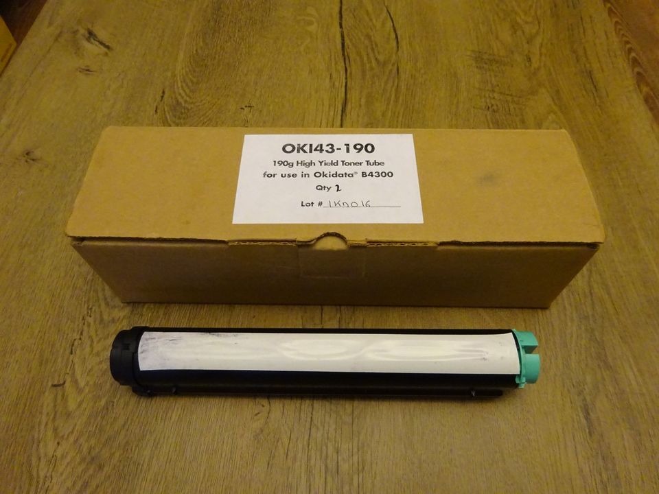 2 Zwei OKI 43-190 B4350 Toner Tonerkartuschen 190g OKI NEU in Ludwigshafen