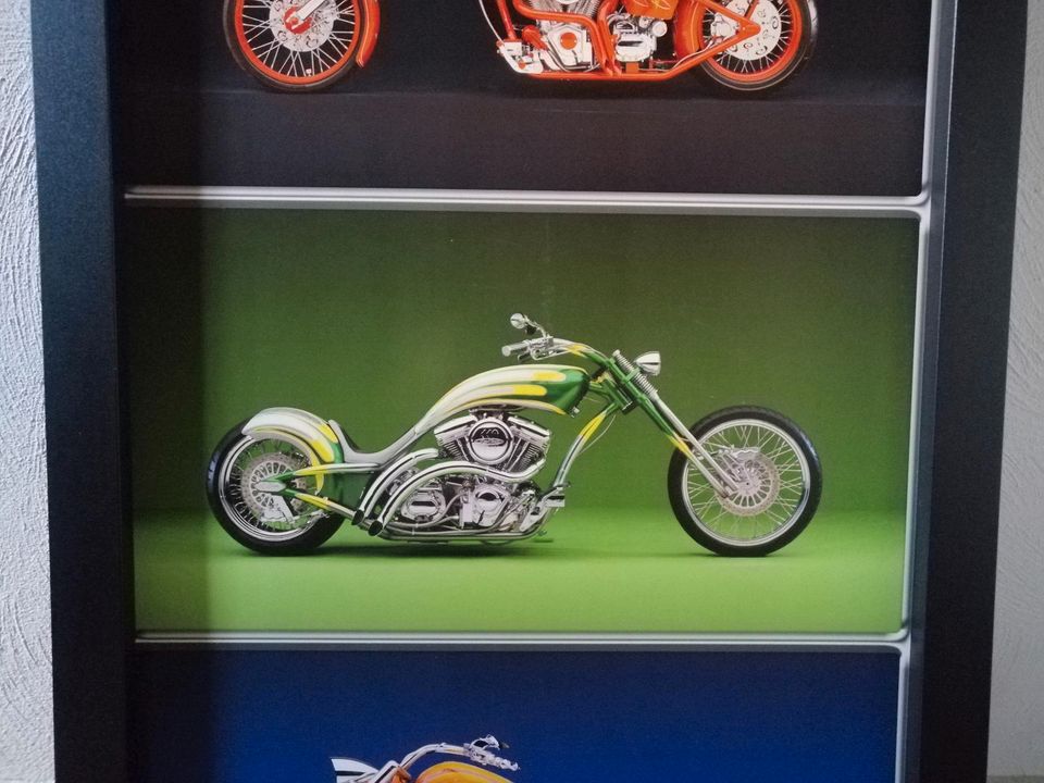 Harley Davidson ~ Chopper ~ Superchoppers ~ Bild ~ groß ~ Deko in Frankenau