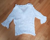 ❤️ Weiß Bluse Knitteroptik Größe 42 C&A Bayern - Scheidegg Vorschau