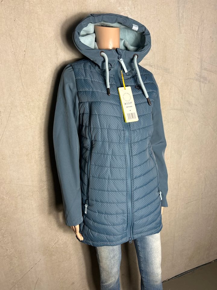 Alife & kickin Mantel Jacke vegan Blau neu gr M 38 in Erlabrunn