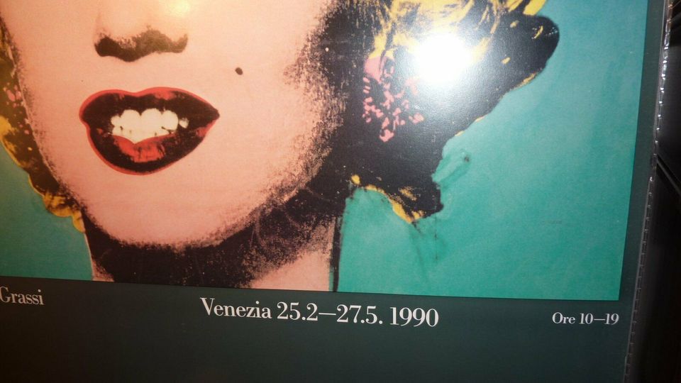 ANDY WARHOL"MARILYN"-1988- Orig.Ausstellungsplakat Venedig 1990, in Kaarst