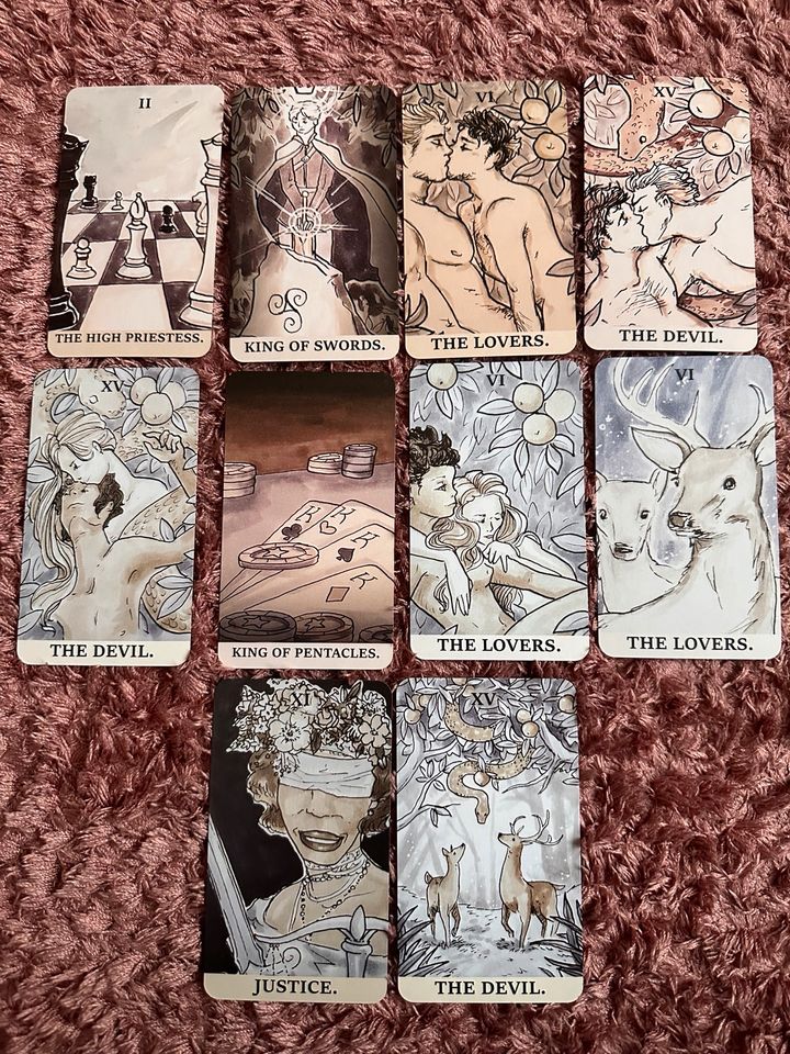 Ink Witch Tarot Karten inkl. Erweiterung neuwertig in Lünne