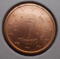 Münze Euro 1 Cent 2007 San Marino Brandenburg - Altlandsberg Vorschau