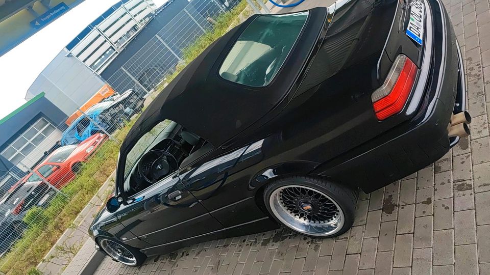 BMW E36 Cabrio 320 M Paket TÜV NEU BBS RC 8 9 J in Darmstadt