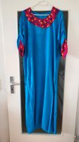 BLAUER KAFTAN AUS MAROKKO MIT MUSTER MAROKKANISCHES KLEID VINTAGE Hessen - Offenbach Vorschau