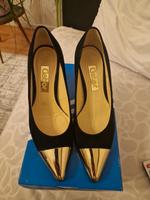 gabor pumps 3,5 also 36,5 schwarz gold samt Nordrhein-Westfalen - Altena Vorschau