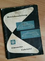 Betriebsanleitung VW Käfer 1959 Niedersachsen - Seelze Vorschau