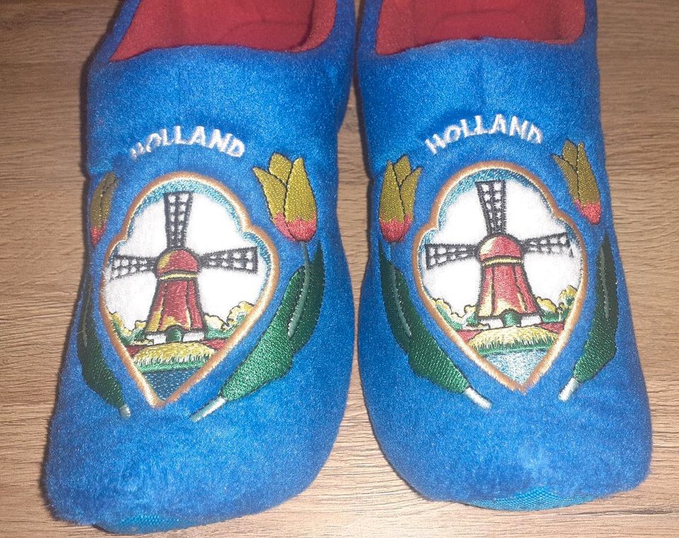 Hausschuhe - Gr.36-38 - Wooden Shoe Slippers - Holland in St. Kilian