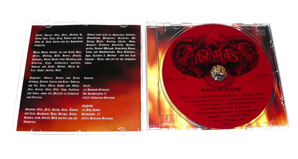 CD  ANDRAS - Sword of Revenge in Berlin