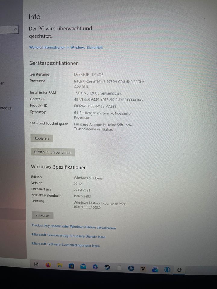 Lenovo l340 Gaming (i7) GTX1650 in Herne