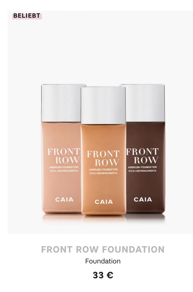 Caia Cosmestic Front Row Foundation 1W Foundation Make Up in München