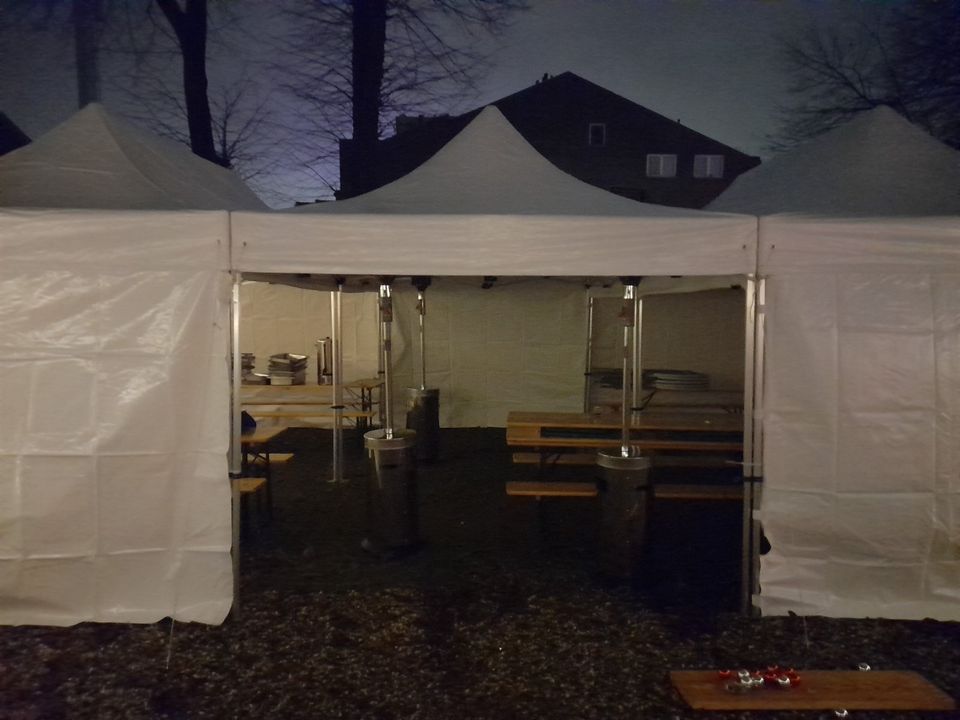 Partyzelt -75 Personen - Festzelt - Pavillon - 9x6 mtr - MIETEN in Ratingen